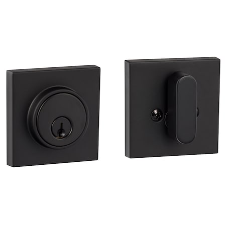 Sure-Loc Hardware Sure-Loc Hardware Modern Square Deadbolt, Flat Black DB201-SMD FBL